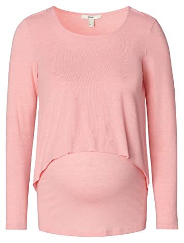 ESPRIT Maternity Damen Nursing Long Sleeve T-Shirt, Blush-665, Small von ESPRIT Maternity