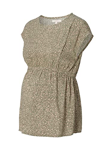 ESPRIT Maternity Damen Nursing Short Sleeve All-over Print Blouse Bluse, Real Olive - 307, 42 EU von ESPRIT Maternity