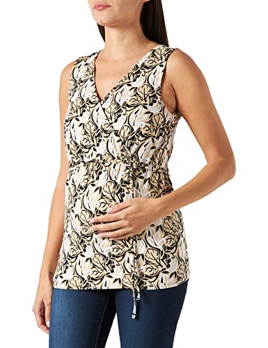 ESPRIT Maternity Damen Nursing Sleeveless Allover Print T-Shirt, Gunmetal-15, M von ESPRIT Maternity