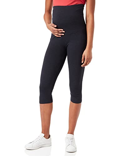 ESPRIT Maternity Damen Over The Belly Capri Leggings, Night Sky Blue - 485, 34 EU von ESPRIT Maternity