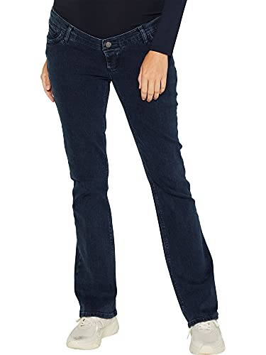 ESPRIT Maternity Damen Pants Denim OTB Bootcut Umstandsjeans, Blau (Darkwash 910), Herstellergröße: 34/32 von ESPRIT Maternity