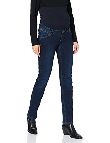 ESPRIT Maternity Damen Pants Denim OTB Straight Jeans, Darkwash-910, 36/32 von ESPRIT Maternity