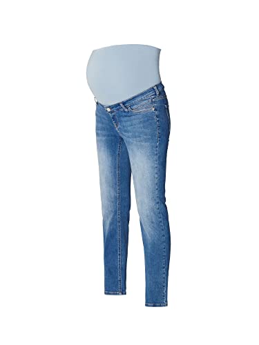 ESPRIT Maternity Damen Pants Denim Over The Belly Straight Jeans, Medium Wash-960, 34/32 von ESPRIT Maternity