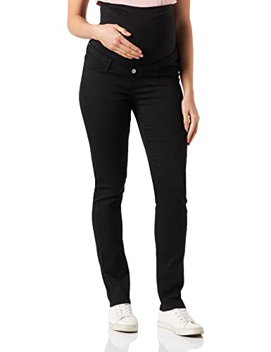 ESPRIT Damen Pants OTB Slim Umstandshose, Schwarz (Black 001), 34 (Herstellergröße: 34/32) von ESPRIT