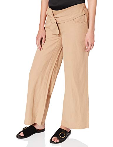 ESPRIT Maternity Damen Pants WVN UTB Hose, Sand-140, 36 von ESPRIT Maternity