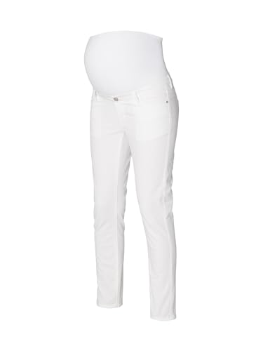 ESPRIT Maternity Damen Pants Woven Over The Belly Slim 7/8 Hose, Strahlendes Weiß 101, 42 von ESPRIT Maternity