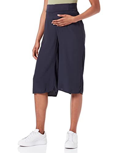 ESPRIT Maternity Damen Pants Woven Under The Belly Culotte Hose, Night Sky Blue-485, 34 von ESPRIT Maternity