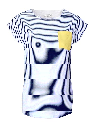 ESPRIT Maternity Damen Short Sleeve Stripe T-Shirt, Blue-489, XS von ESPRIT Maternity