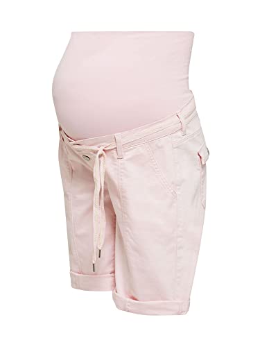 ESPRIT Maternity Damen Shorts OTB Umstandsshorts, Rosa (Light Pink 690), (Herstellergröße: 34) von ESPRIT Maternity