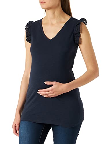 ESPRIT Maternity Damen Sleeveless T-shirt T Shirt, Night Sky Blue - 485, 34 EU von ESPRIT Maternity