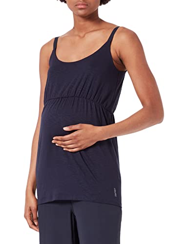 ESPRIT Maternity Damen Spaghetti Top Tr gershirt Cami Shirt, Night Sky Blue - 485, 34 EU von ESPRIT Maternity