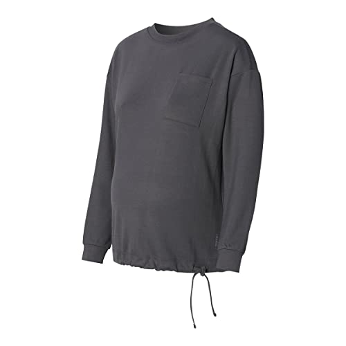 ESPRIT Maternity Damen Sweatshirt Long Sleeve Pullover, Charcoal Grey-019, M von ESPRIT Maternity