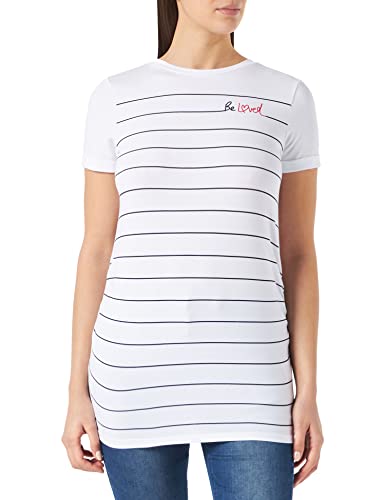 ESPRIT Maternity Damen T-shirt Short Sleeve T Shirt, Bright White - 101, 36 EU von ESPRIT Maternity