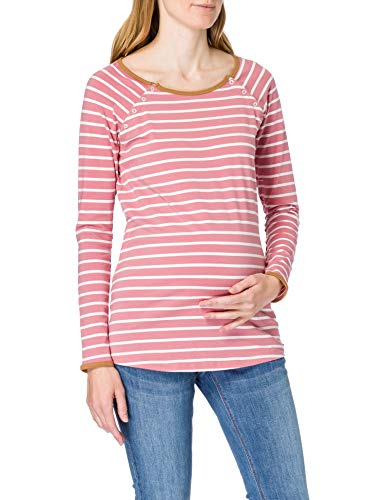 ESPRIT Maternity Damen ls yd T-Shirt, Rose Scent - 663, L von ESPRIT Maternity