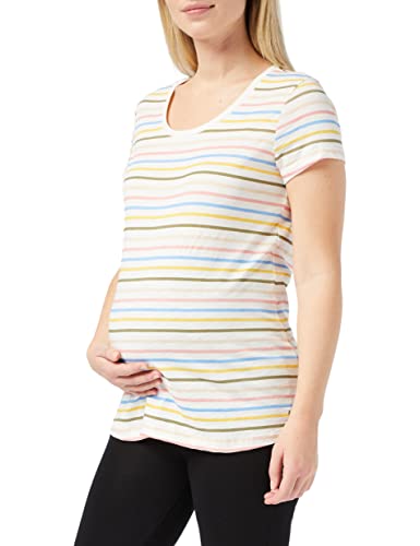 ESPRIT Maternity Damen T-shirt Aop Umstands T Shirt, Mehrfarbig (Off White 110), XS EU von ESPRIT Maternity