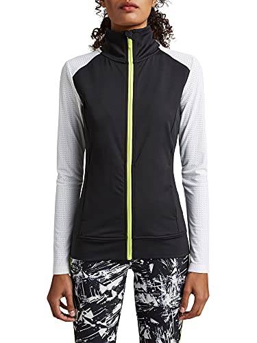 ESPRIT Damen 051EI1J301 Sportjacke, 001/BLACK, L von ESPRIT Sports