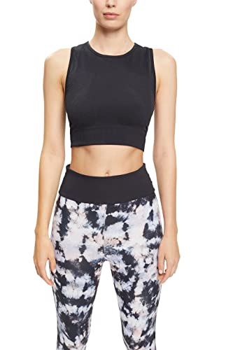 Esprit Damen Sports Nahtloser Sport-BH, Schwarz, S/M von ESPRIT Sports