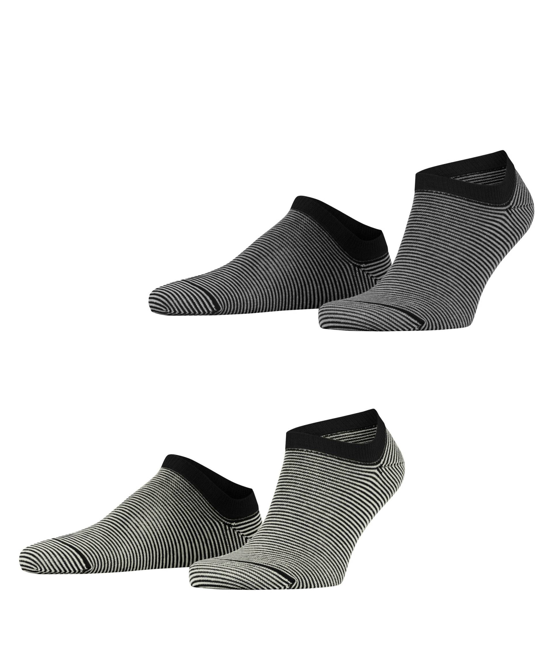 ESPRIT socks & tights - Esprit Allover Stripe 2-Pack Herren sortiment - Gr. - 44.5 von ESPRIT socks & tights
