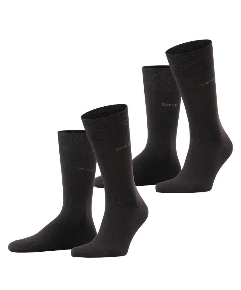 ESPRIT socks & tights - Esprit Basic Easy 2-Pack Herren black - Gr. - 40.5 von ESPRIT socks & tights