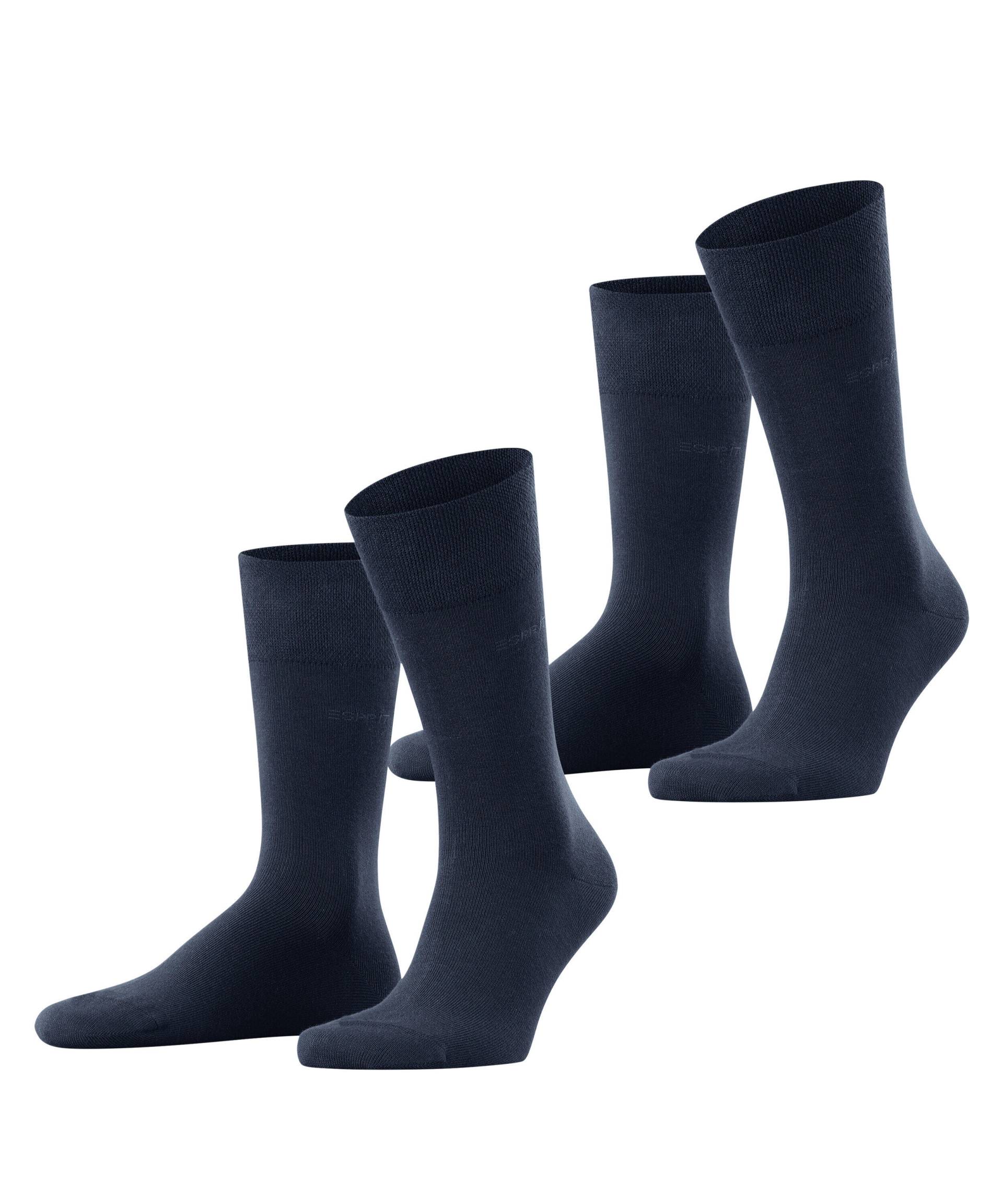 ESPRIT socks & tights - Esprit Basic Easy 2-Pack Herren marine - Gr. - 40.5 von ESPRIT socks & tights