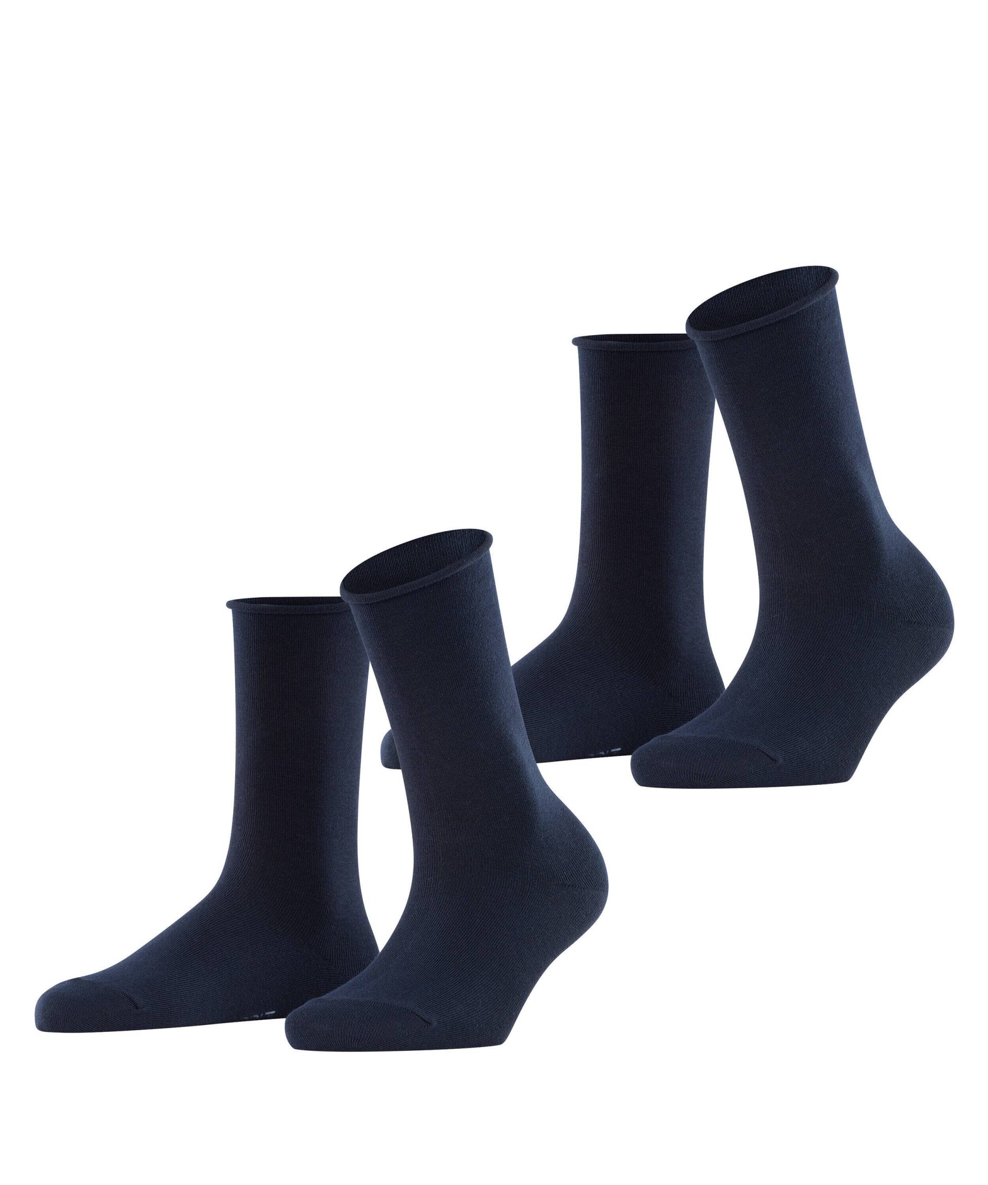 ESPRIT socks & tights - Esprit Basic Pure 2-Pack Damen marine - Gr. - 36.5 von ESPRIT socks & tights