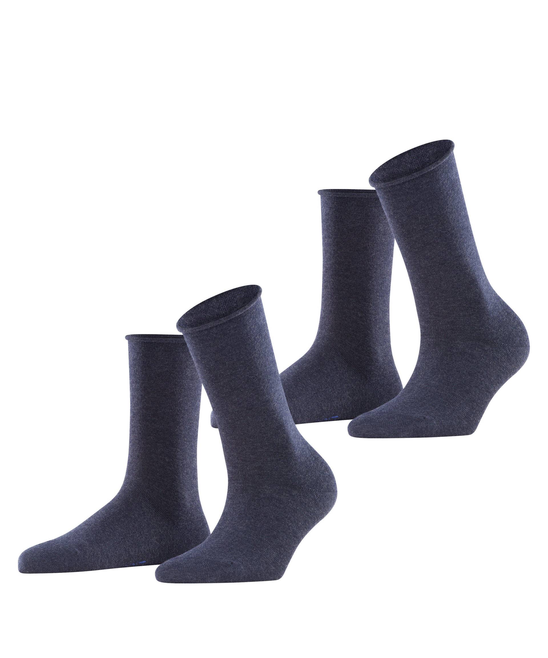 ESPRIT socks & tights - Esprit Basic Pure 2-Pack Damen navyblue m - Gr. - 40.5 von ESPRIT socks & tights