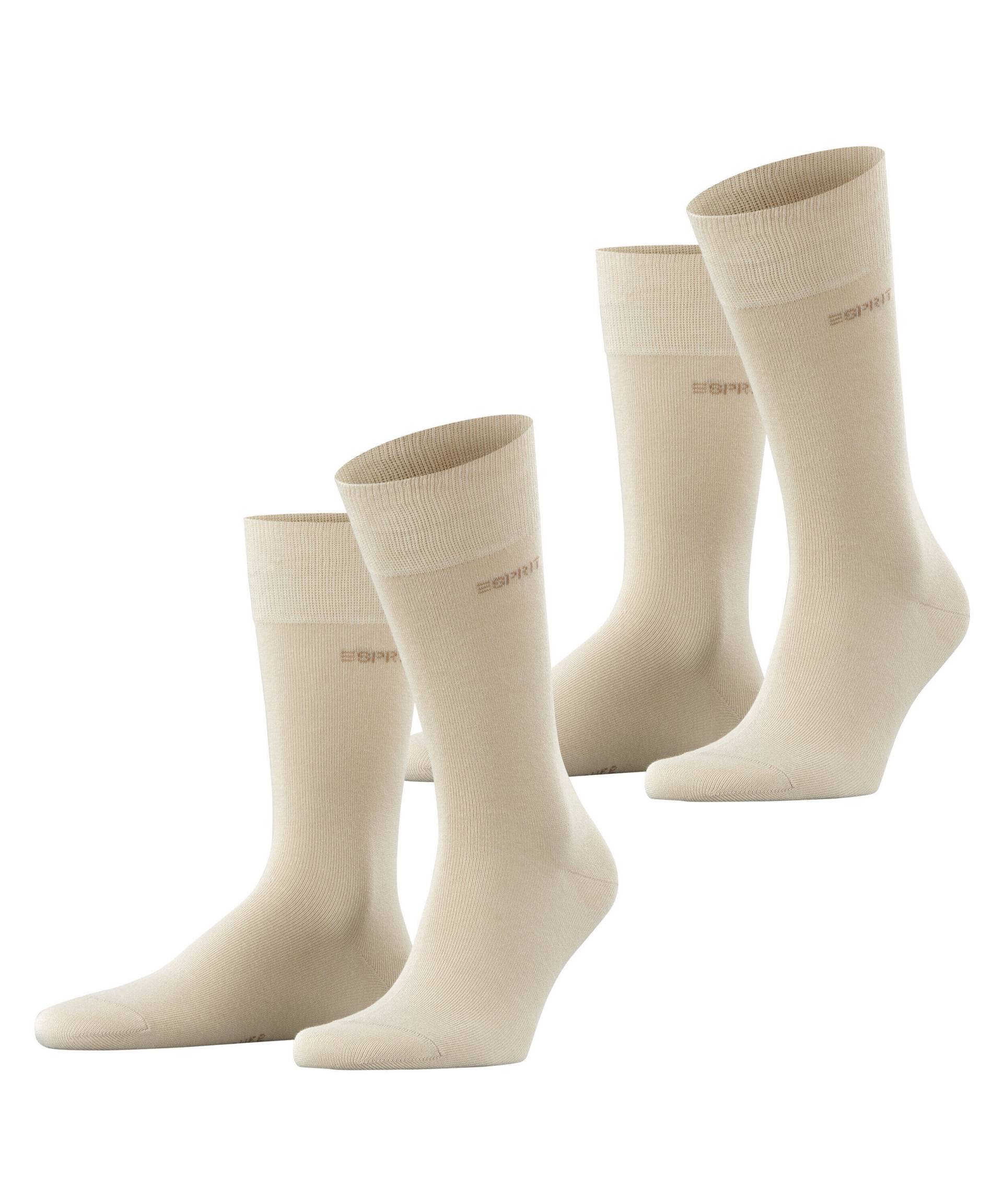 ESPRIT socks & tights - Esprit Basic Uni 2-Pack Herren - Gr. - 40.5 von ESPRIT socks & tights