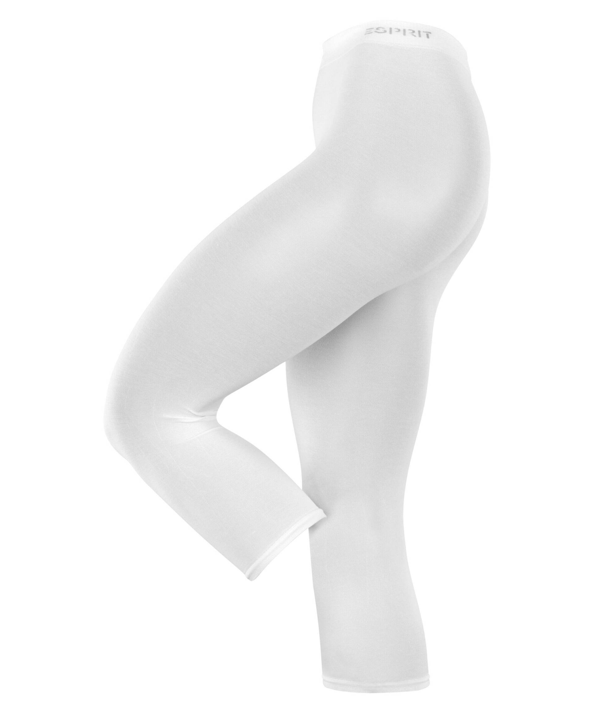 ESPRIT socks & tights - Esprit Cotton Capri Damen white - Gr. - 39 von ESPRIT socks & tights