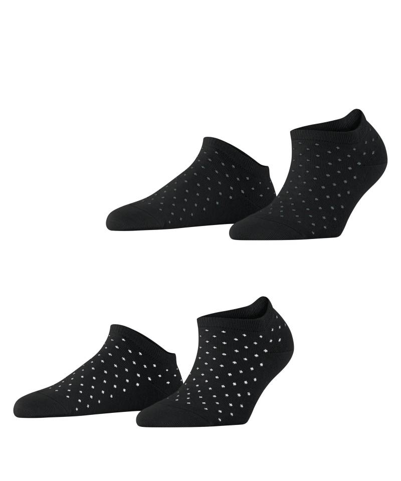 ESPRIT socks & tights - Esprit Fine Dot 2-Pack Damen black - Gr. - 40.5 von ESPRIT socks & tights