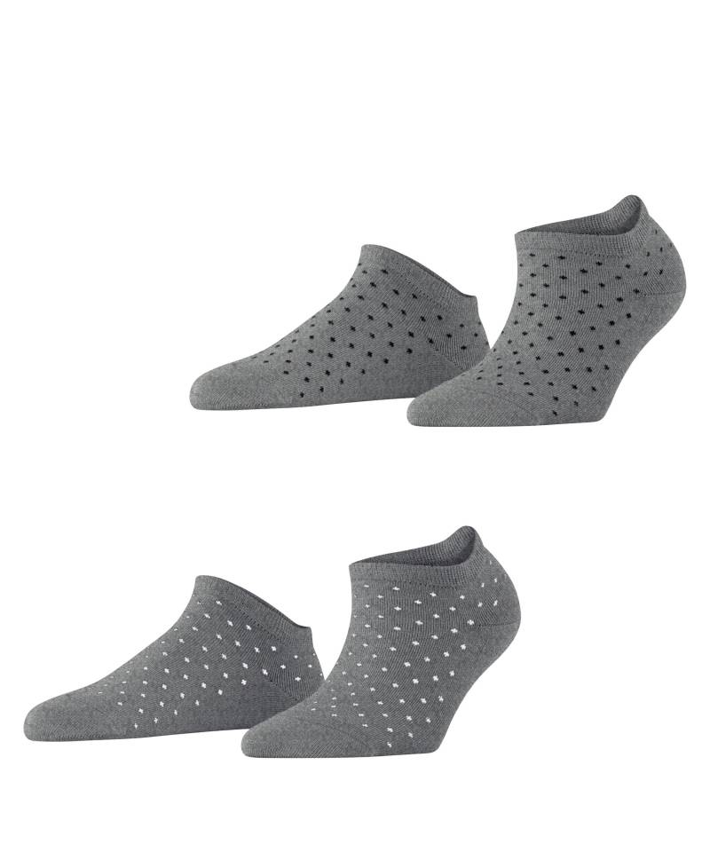 ESPRIT socks & tights - Esprit Fine Dot 2-Pack Damen light greymel. - Gr. - 36.5 von ESPRIT socks & tights