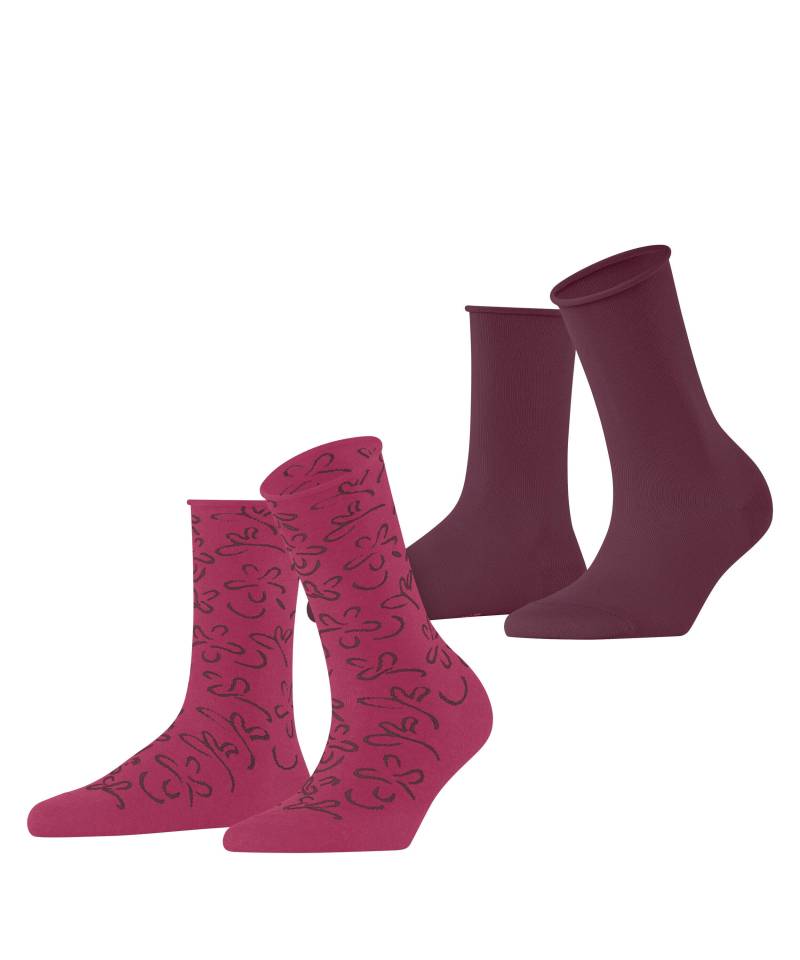 ESPRIT socks & tights - Esprit Flower Lines 2-Pack Damen sortiment - Gr. - 36.5 von ESPRIT socks & tights