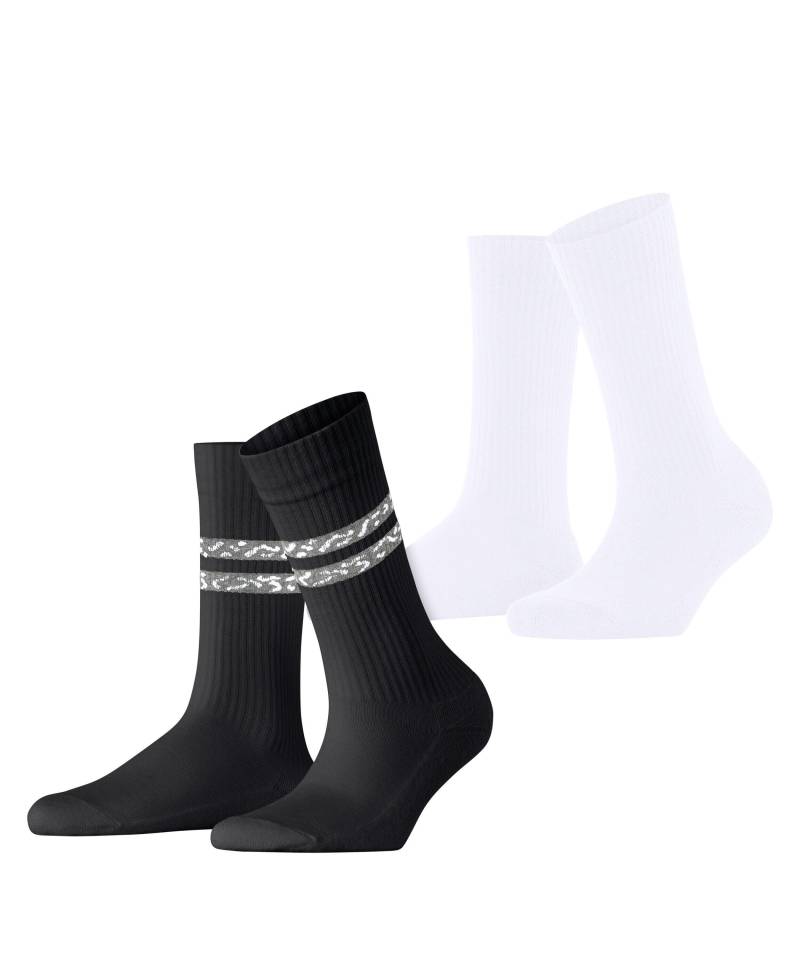 ESPRIT socks & tights - Esprit Memphis Rib 2-Pack Damen sortiment - Gr. - 36.5 von ESPRIT socks & tights