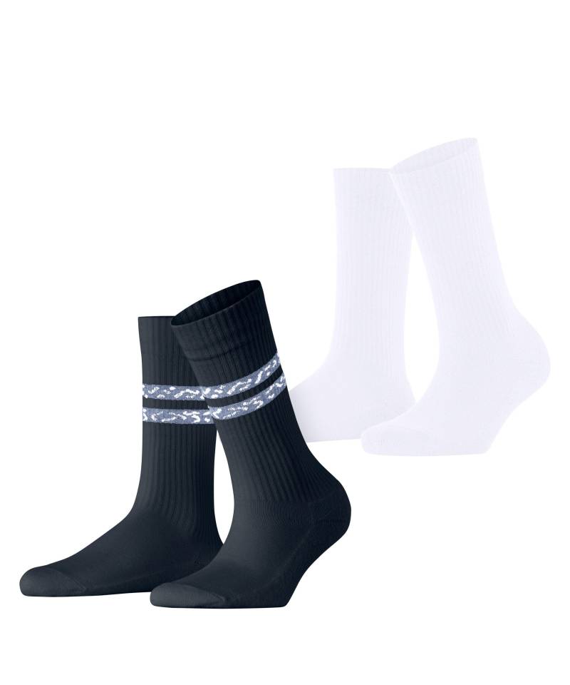 ESPRIT socks & tights - Esprit Memphis Rib 2-Pack Damen sortiment - Gr. - 40.5 von ESPRIT socks & tights