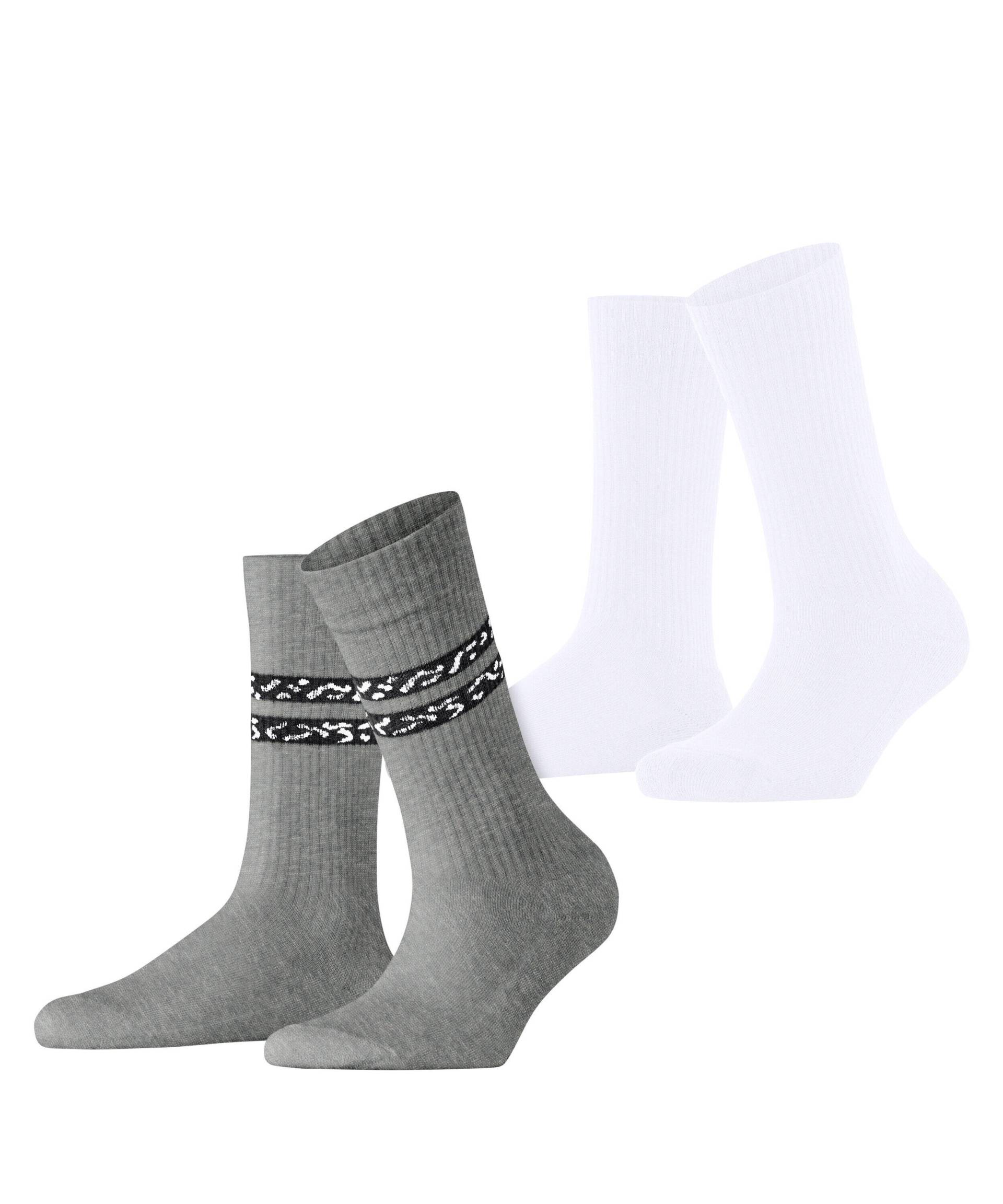 ESPRIT socks & tights - Esprit Memphis Rib 2-Pack Damen sortiment - Gr. - 40.5 von ESPRIT socks & tights