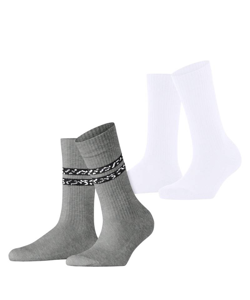 ESPRIT socks & tights - Esprit Memphis Rib 2-Pack Damen sortiment - Gr. - 40.5 von ESPRIT socks & tights