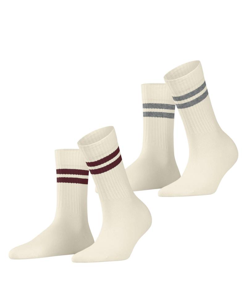 ESPRIT socks & tights - Esprit Tennis Stripe 2-Pack Damen - Gr. - 40.5 von ESPRIT socks & tights