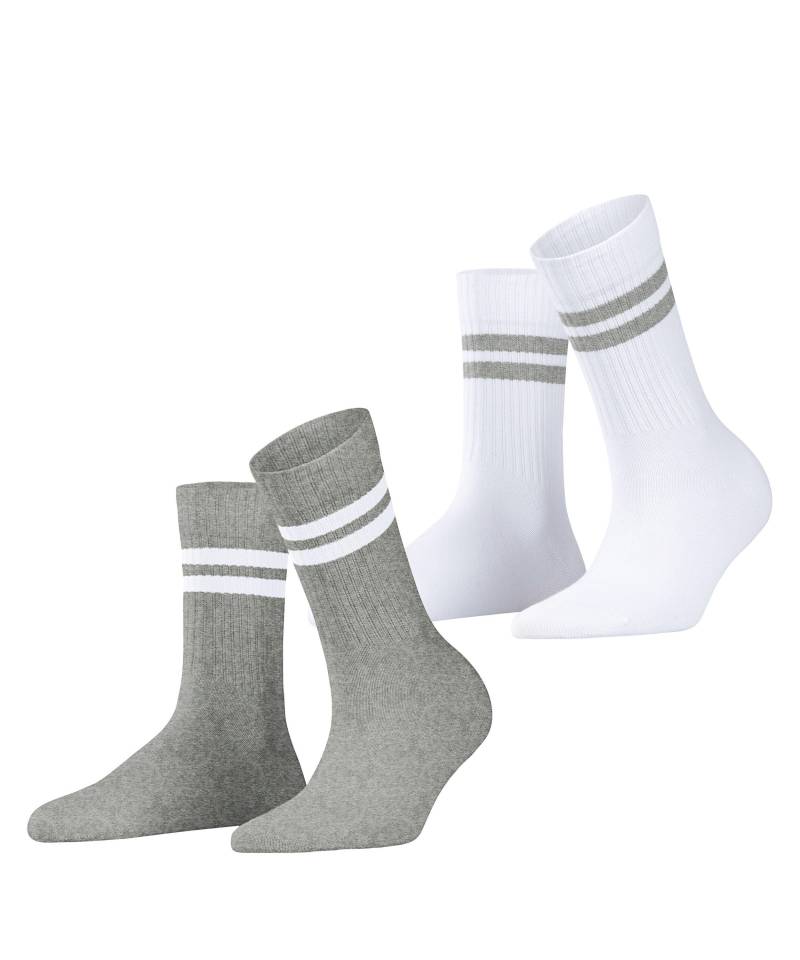 ESPRIT socks & tights - Esprit Tennis Stripe 2-Pack Damen sortiment - Gr. - 36.5 von ESPRIT socks & tights