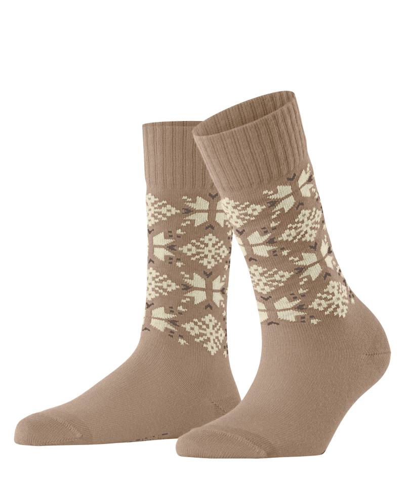 ESPRIT socks & tights - Esprit Winter Star Damen camel - Gr. - 40.5 von ESPRIT socks & tights