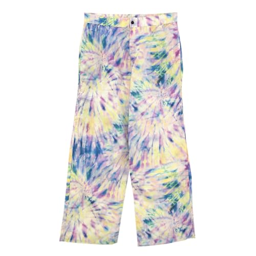 ESPRIT, Chino Straight High Rise, Damen Jeans Hose Glatte Popeline Rainbow W 33 L 32 von ESPRIT