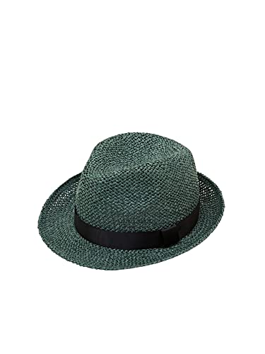 ESPRIT 043ea2p301 Herren Panama-Hut, 350/KHAKI GREEN, M von ESPRIT