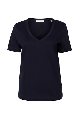ESPRIT Damen 083CC1K301 T-Shirt, 400/NAVY, XS von ESPRIT