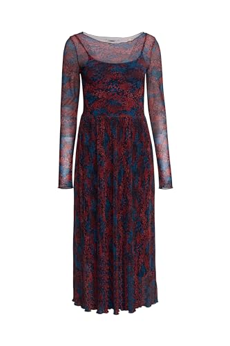 ESPRIT Damen 083EE1E312 Kleid, 405/DARK Blue, XL von ESPRIT