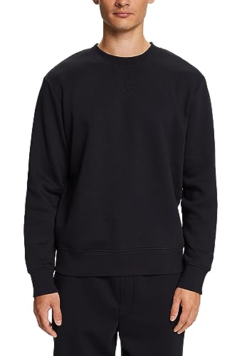 ESPRIT Herren 083EE2J309 Sweatshirt, 001/BLACK, XL von ESPRIT