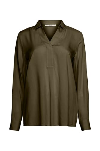 ESPRIT Damen 093EE1F301 Bluse, 355/DARK Khaki, XXS von ESPRIT