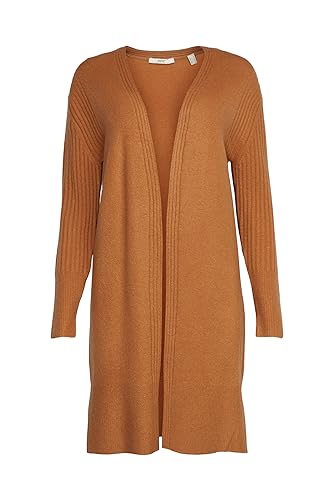 ESPRIT Damen 093EE1I312 Strickjacke, 239/CARAMEL 5, Small von ESPRIT