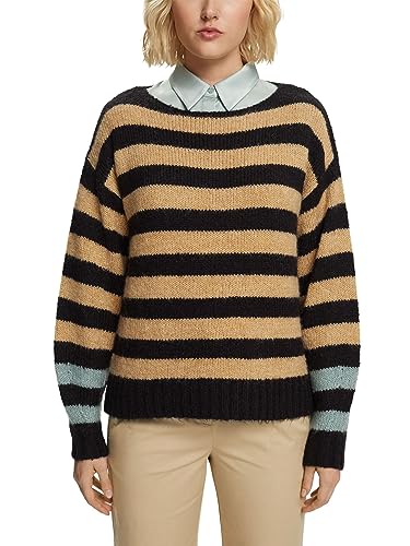 ESPRIT Gestreifter Pullover aus Wolle-Mohair-Mix von ESPRIT