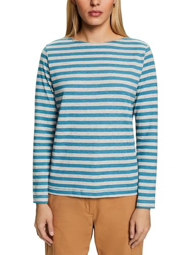ESPRIT Damen 123ee1k302 T-Shirt, Dark Turquoise, S EU von ESPRIT