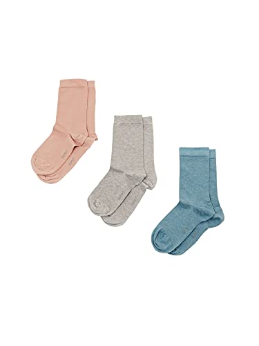 Esprit Damen Socken Solid Mix 3-Pack, Nachhaltige biologische Baumwolle Lyocell, 3 Paar, Mehrfarbig (Sortiment 30), 39-42 von ESPRIT