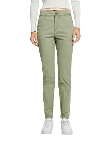 ESPRIT Damen 993ee1b403 Hose, 345/Light Khaki, 32W / 32L EU von ESPRIT