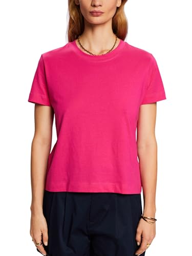 ESPRIT Damen 993ee1k308 T-Shirt, 660/Pink Fuchsia, XXS von ESPRIT